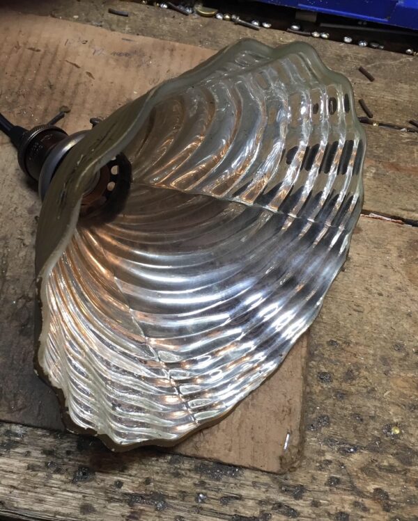 Early 1900s Mercury Glass Pendant Lights - Image 3