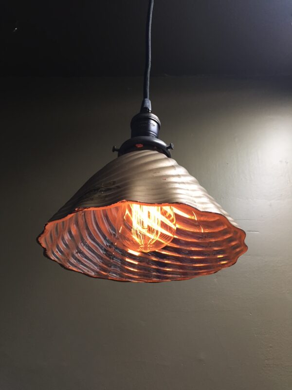 Early 1900s Mercury Glass Pendant Lights