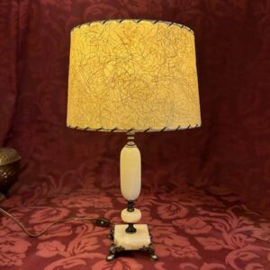 Beautiful 1930s Onyx Lamp
