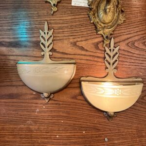 Pair of 1920s Art Deco Wall Sconces