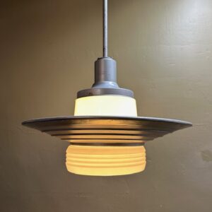 Art Deco Machine Age Pendant Light