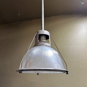 Vintage Industrial Holophane Pendants - 14"  (24 Available)