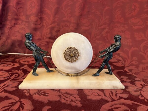 1930s Italian Art Deco Figural Lamp - Image 7