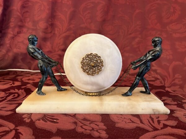 1930s Italian Art Deco Figural Lamp - Image 5