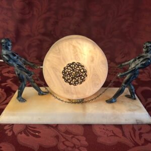 1930s Italian Art Deco Figural Lamp