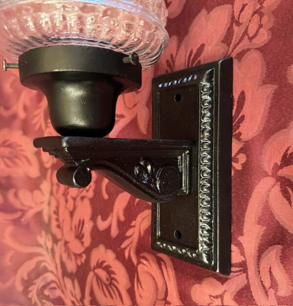 Early Cast Iron Porch Light Sconce - Image 4