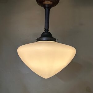 Vintage Art Deco Schoolhouse Lights (3 available)
