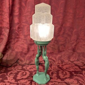 Frankart - Double Nude Art Deco Table Lamp