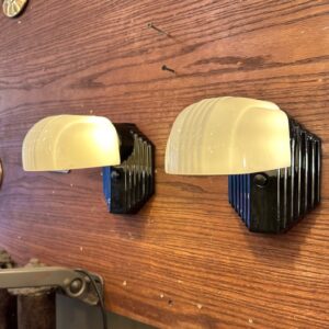 Art Deco Porcelain Bathroom Sconces